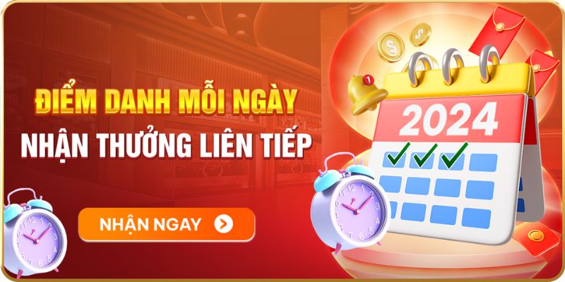 Khuyến mãi U888 điểm danh hàng ngày 